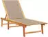 vidaXL Sonnenliege Akazienholz Grau (4008413)