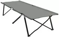 vidaXL Klapp Schlafbett f&uuml;rs Camping Grau 206 x 76 x 74 cm