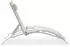 Idimex Relax Gartenliege Aluminium Textilene cremeweiß, klappbar (95899)
