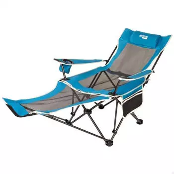 Aktive Sonnenliege 62x168x95cm Blau (63001)