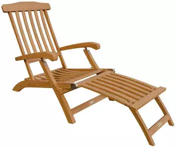 Juskys Evia Sonnenliege klappbar, ge&ouml;ltes Akazienholz, Natur (302451)
