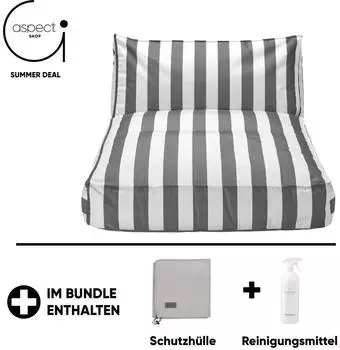 Blomus Outdoor-Bett Stay lily white/black