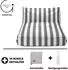 Blomus Outdoor-Bett Stay lily white/black