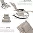 TecTake Gartenliege Taya beige