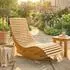 Outsunny Schaukelstuhl mit S-Form 60 x 156 x 77 cm