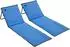 Outsunny Gartenliege schwarz/blau