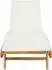 vidaXL Sonnenliege Braun und Creme Polyester