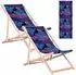GreenBlue GB183 Liegestuhl, Buchenholz, Tukan-Aufdruck, 2er-Set (GB183)