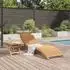 vidaXL Sonnenliege Braun 198 x 55 x 58,5 cm (2 Stk.)