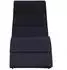 furnicato Sonnenliege Grau 162 x 64 x 86 cm