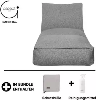 Blomus Daybed STAY Stone Bouclé 80 cm x 190 cm x 25 cm