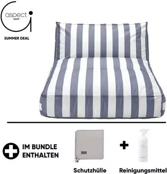 Blomus Daybed STAY Lily White/Key Largo 120 cm x 190 cm x 25 cm
