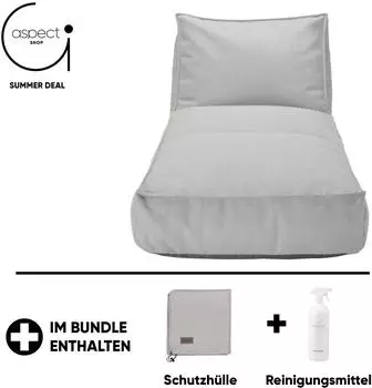 Blomus Daybed STAY Cloud Bouclé 80 cm x 190 cm x 25 cm