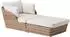 Dehner Tulum 103 x 66 x 200 cm braun/weiß