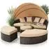 Mucola Gartenlounge-Set braun