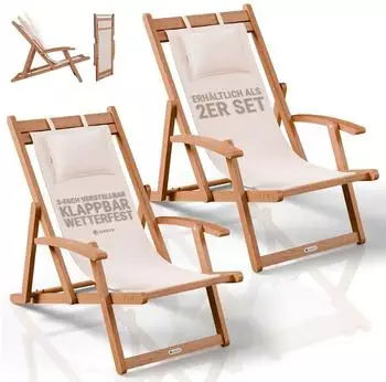Juskys Tavira Creme (2 Stk.)