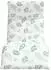 vidaXL Sonnenliege Klappbar Blattmuster 175x54x8,5 cm