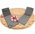 BigDean Strandliege grau (2 Stk.)