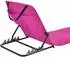 Spetebo Strandmatte mit Rückenlehne pink
