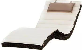 MERXX Piacenza 187 x 66 x 78 cm braun klappbar