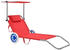 vidaXL Foldable Lounger