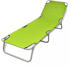 vidaXL Steel Foldable Lounger Green (41478)
