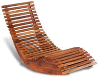 vidaXL Schaukelst&uuml;hle Sonnenliegen 2 Stk. Akazienholz
