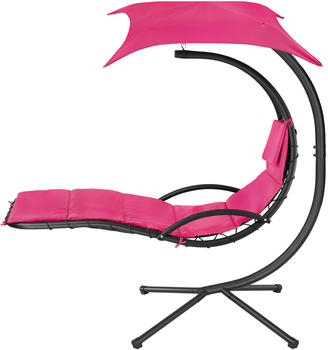 TecTake Hängeliege Kasia (195x118x202 cm) pink
