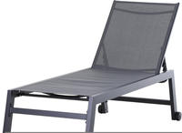 Outsunny-Liege-L202 x B65 x H43 cm-Grau