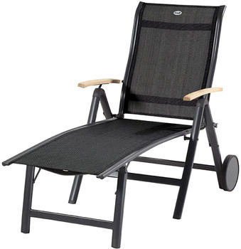 Hartman Outdoor Products Hartman Alice Gartenliege Aluminium/Textilene Dunkelgrau
