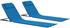 vidaXL 2Pc Beach Mat Folding Backrest