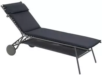 Lafuma Miami II Haut Gartenliege Stahl/BeComfort dunkelgrau