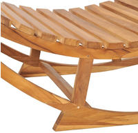 Prolenta Premium Schaukelliege Mit Auflage Massivholz Teak