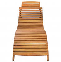 Vidaxl Sun Loungers 2 Pcs With Cushions Solid Acacia Wood