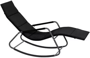 Siena Garden Schaukelliege ALIANO black