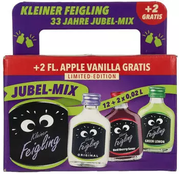 Kleiner Feigling Jubel-Mix 12x0,02l 15,4% + Apple Vanilla 2x0,02l