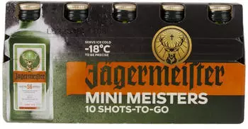 Jägermeister 35% Mini Meisters 10x0.02l