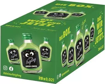 Kleiner Feigling Green Lemon Glas-Flasche 20x0,02l 15%