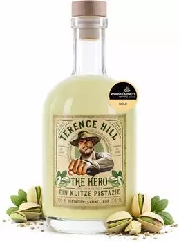 St. Kilian Terence Hill The Hero Ein Klitze Pistazie Sahne Lik&ouml;r 20% 0,7l