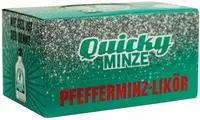 Paket [20 x 0,02L] Quicky Minze Pefferminzlik&ouml;r - 0,4L 18% vol, Grundpreis:...