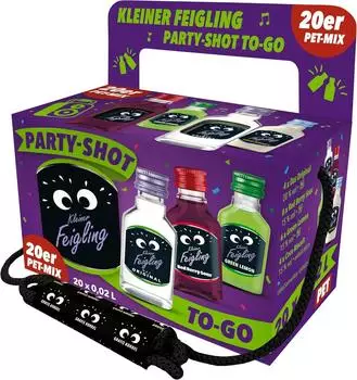 Kleiner Feigling Party-Shot To-Go PET 20x0,02l 16%