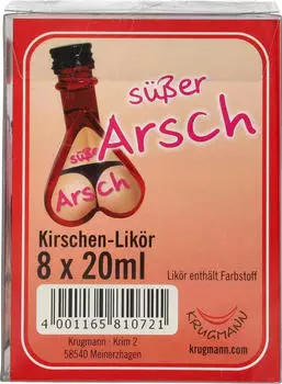 Krugmann Süßer Arsch Kirschenlikör PET 8x0,02l 15%