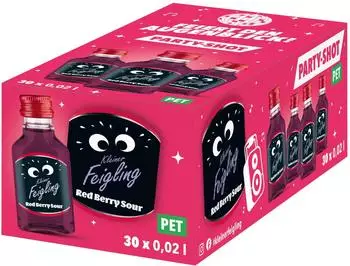 Kleiner Feigling Red Berry Sour Likör PET 30x0,02l 15%