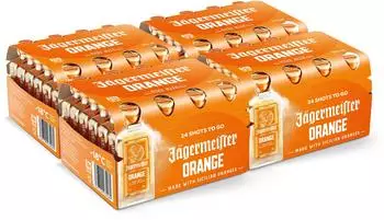 Jägermeister Kräuterlikör Orange Meister Shots 33% 24 x 2cl