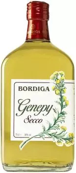 Bordiga Genepy Genepi Secco Kräuterlikör aus Piemont 0,7l 38%