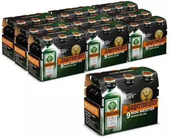 Jägermeister Mini Meister Shots 90x0,02l 35%