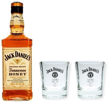 Jack Daniels Tennessee Honey mit 2 Gläsern 0,7l 35%