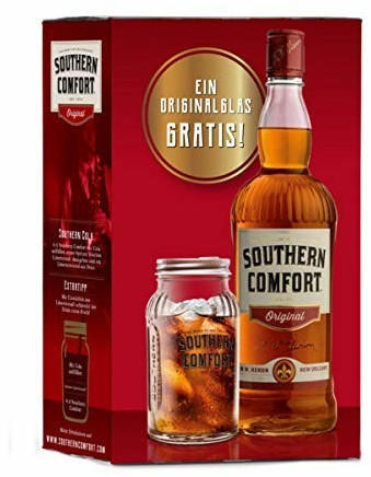 Southern Comfort 0,7l 35% in Geschenkpackung mit Glas
