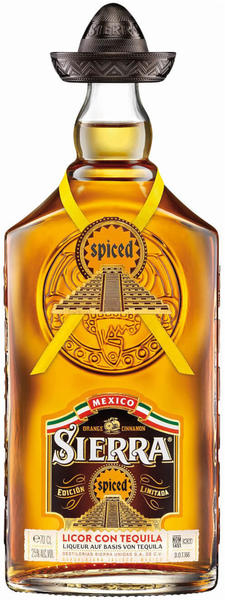 Sierra Tequila Sierra Spiced Licor con Tequila Edición Especial 0,7l 25%