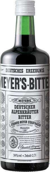 Meyer's Bitter Deutscher Alpenkräuter 0,7l 38%
